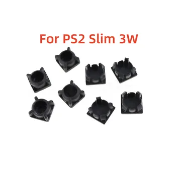 Пылезащитный чехол для консоли PS2 Slim 3W Резиновые ножки для PS2 Slim 3W Пластиковая крышка для кнопок Набор принадлежностей для ремонта