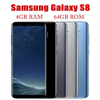 Разблокированный Samsung Galaxy S8 G950F 4 ГБ ОЗУ 64 ГБ ПЗУ NFC Глобальная Версия 6,2 