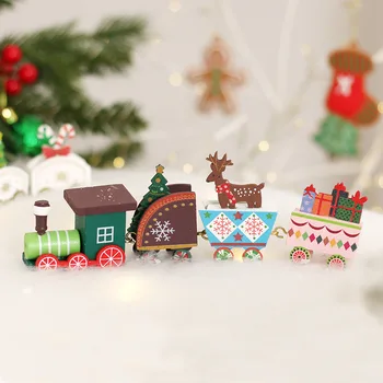 Рождественский поезд, украшения, Рождественские подарки для детей, Рождественские украшения для дома 2024 Navidad Natale