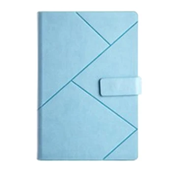 Синий дневник повестки дня, 1 шт, канцелярский блокнот, кожаный журнал для школьных канцелярских принадлежностей
