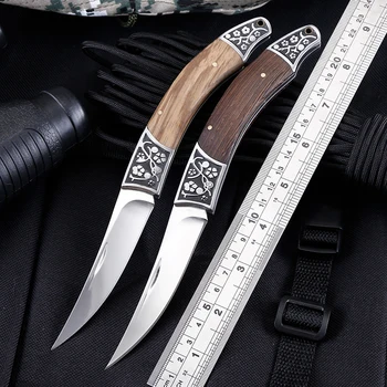 Складной нож с лезвием, уличные карманные ножи, Охотничьи ножи для выживания в кемпинге, складной нож для самообороны EDC, тактический военный нож