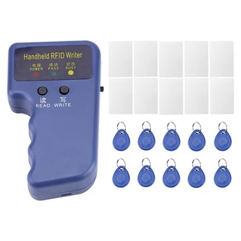 Считыватель RFID с частотой 125 кГц Ручной HID RFID копировальный аппарат RFID-дубликатор Пластик для ID-карт с частотой 125 кГц и HID-карт брелоки для ключей