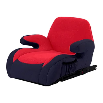 Увеличивающая подушка для детского автокресла 3-12 лет со спинкой Красно-черная версия Isofix Hard Interface Увеличивающая подушка