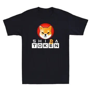 Фишка Шиба-Ину, забавная монета, денежный мем, мужская футболка с коротким рукавом