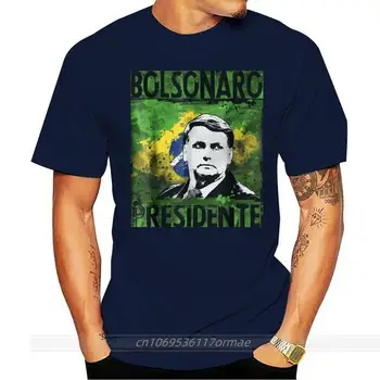 Футболка Bolsonaro Presidente Brasil, мужская футболка, одежда, Канада, футболка с принтом 