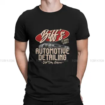 Футболка с круглым воротником Biff's Automotive Detailing, базовая футболка из ткани 