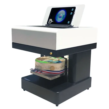 Цифровая струйная печатная машина для пищевых продуктов, принтер для выпечки тортов съедобными чернилами