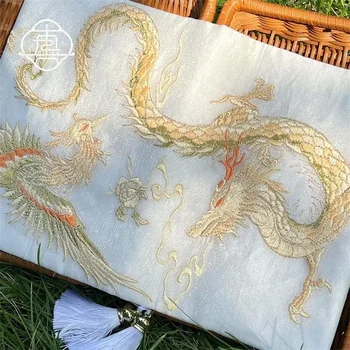 【Dongfang Dragon and Phoenix】Оригинальные Обложки для блокнотов ручной работы, Протектор, Чехол для книги, Изделия из ткани Ручной работы, обложка для дневника, в наличии